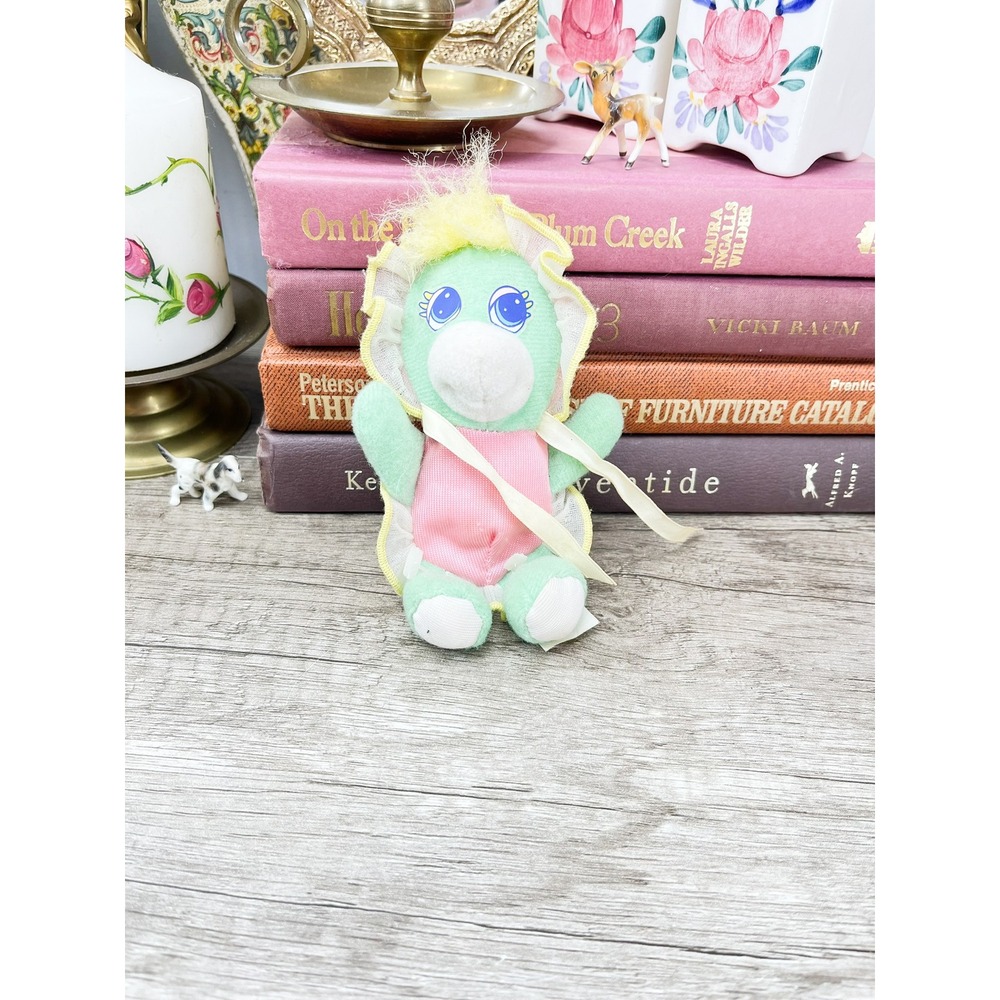 Vintage 1989 Mattel Teeny Turtle Tot Tottle Baby Turtle Plush‎ 6 Inch Mint Pink